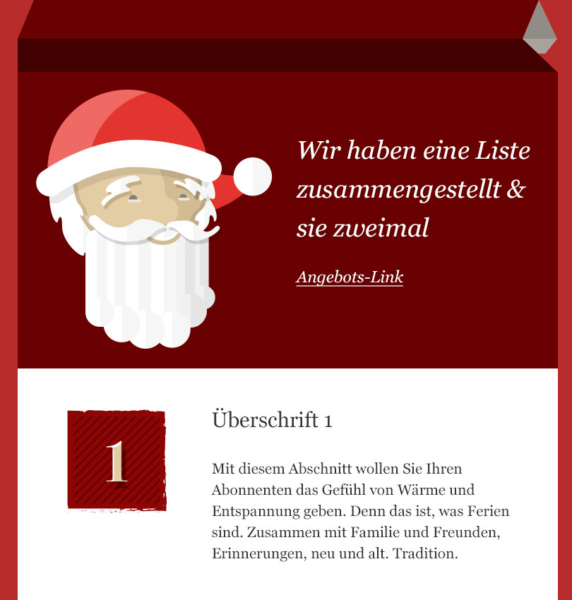 Santa List template - Desktop