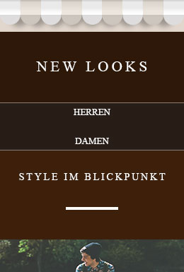 Shelves template - Mobile