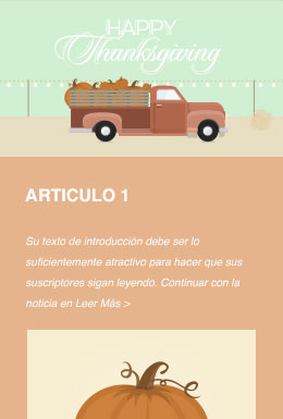 Pumpkin Truck template - Mobile