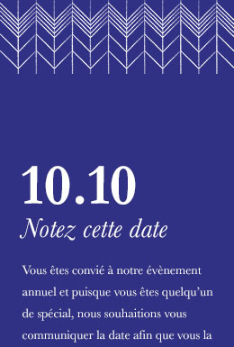 Pattern Invitation 1 template - Mobile